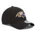 Men's Baltimore Ravens New Era Team Classic 39THIRTY Flex Black Hat 1706664